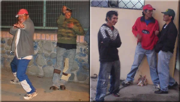 Some men in Ecuador