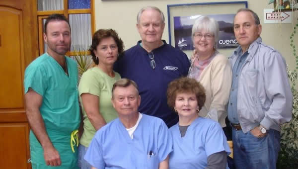 A team of doctors and nurses for a medical mission trip in 2008.